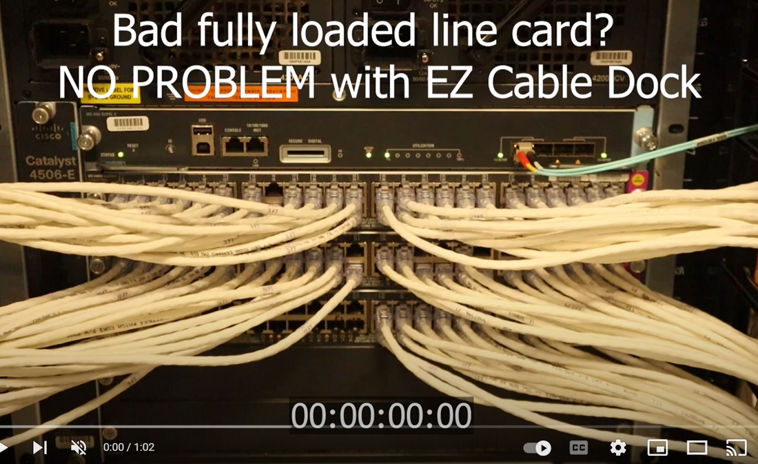 EZ Cable Dock - Simplify Ethernet Switch Replacements